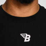 FLY INITIAL BLACK TEE