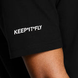 FLY INITIAL BLACK TEE
