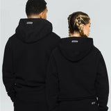 FLY INITIAL HOODIE - BLACK