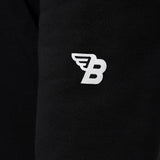 FLY INITIAL HOODIE - BLACK