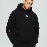 FLY INITIAL HOODIE - BLACK