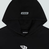 FLY INITIAL HOODIE - BLACK