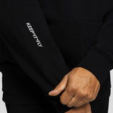 FLY BASIC HOODIE - BLACK