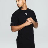 FLY INITIAL TEE - BLACK